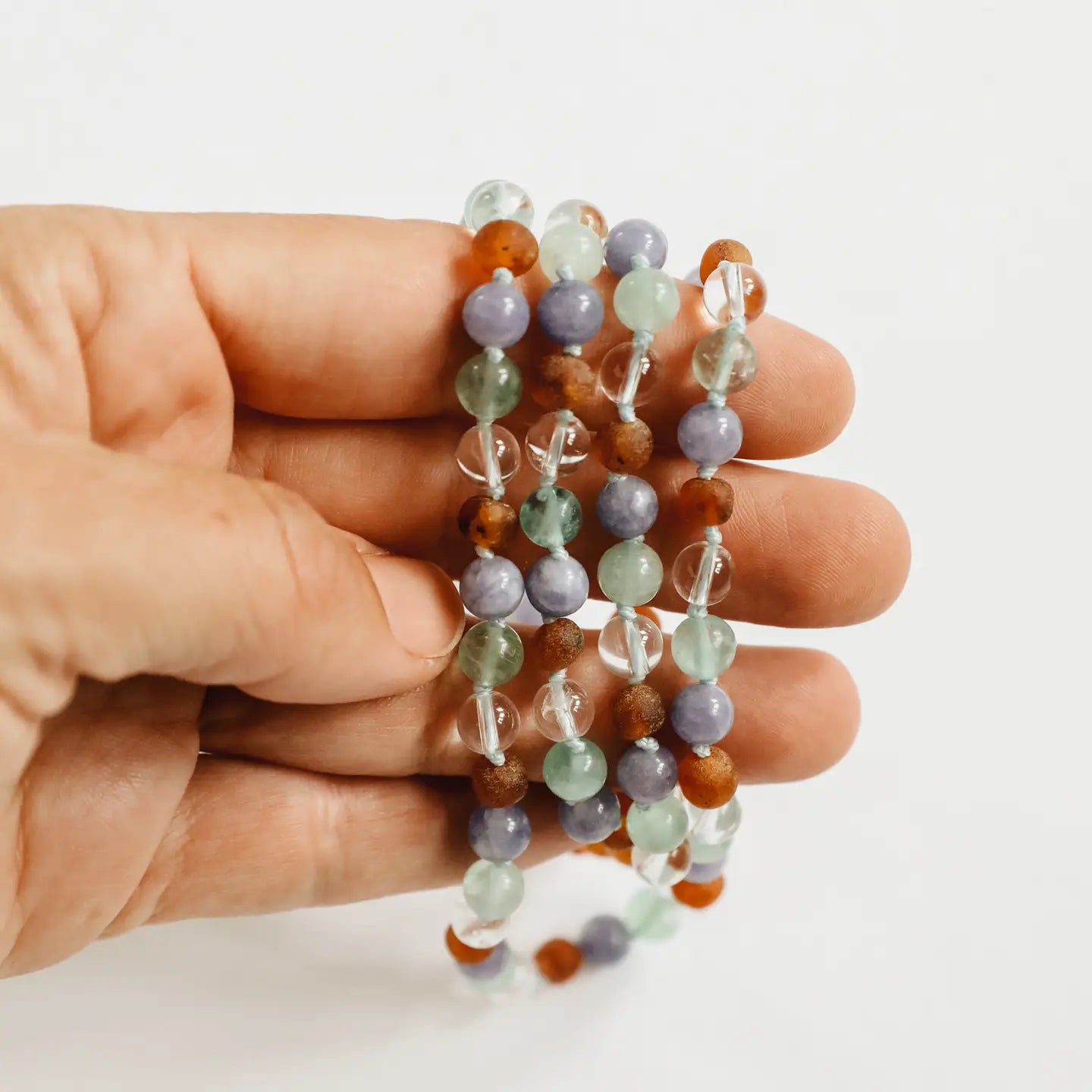 CanyonLeaf Baltic Sea Amber + Natural Gemstone
