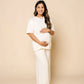 Lou Lou and Company Knit Women's Wide Leg Pant - Ivory