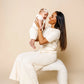 Lou Lou and Company Knit Women's Wide Leg Pant - Ivory