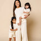 Lou Lou and Company Knit Women's Wide Leg Pant - Ivory