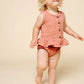 Lou Lou and Company Ruffle Tank + Bloomer Set - Rose