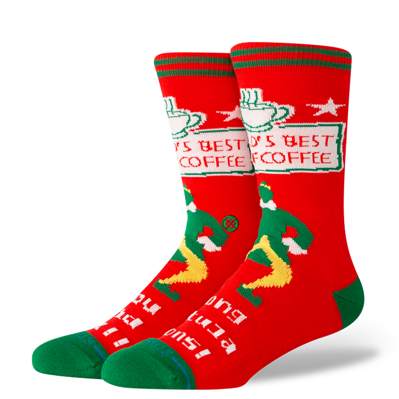 Stance Adult Crew Socks - Elf - World's Best