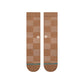 Stance Kids' Crew Socks - Down and Out - Brown