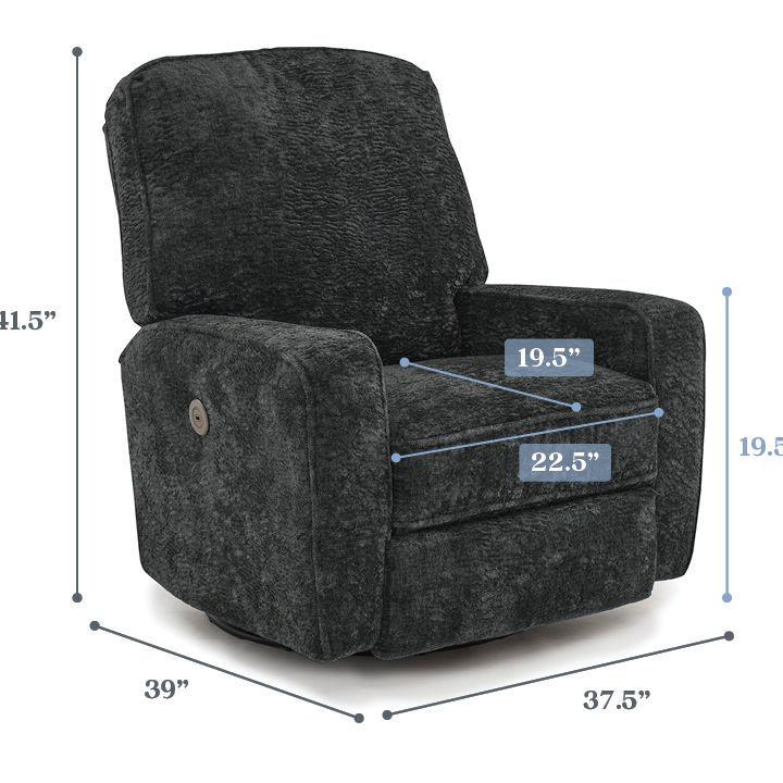Best Chairs Bilana Power Swivel Glider Recliner - 4MP55