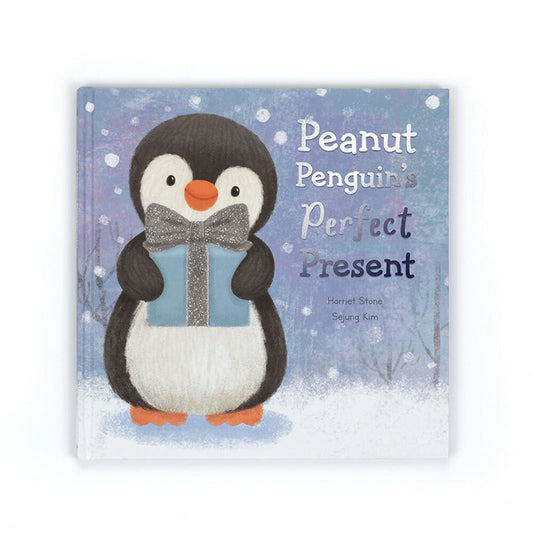 Jellycat Peanut Penguin Perfect Present Book