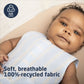 Baby lying in Maxi-Cosi Starling Smart Bassinet - Natural Heritage