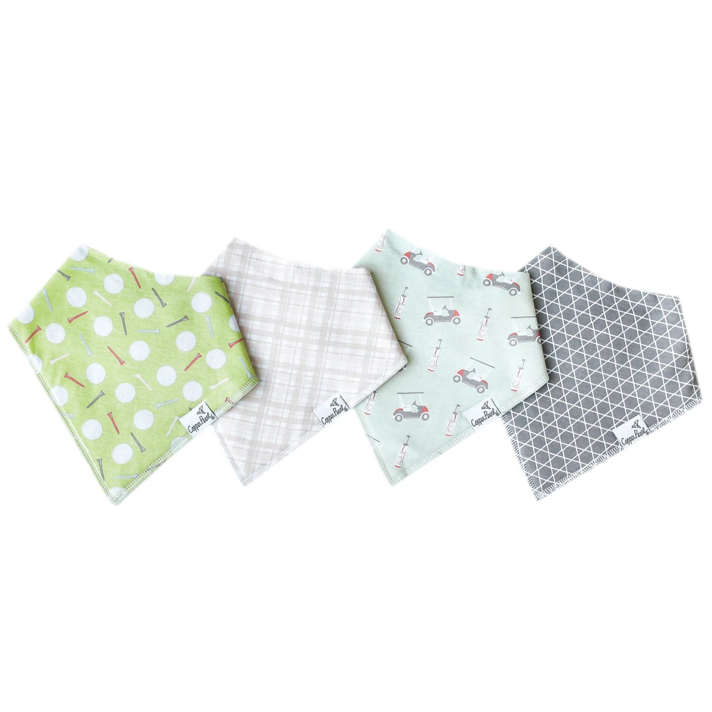 Copper Pearl Baby Bandana Bibs