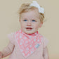 Copper Pearl Baby Bandana Bibs - Claire