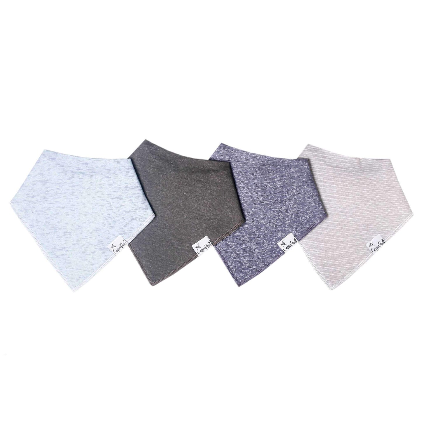 Copper Pearl Baby Bandana Bibs - Lennon