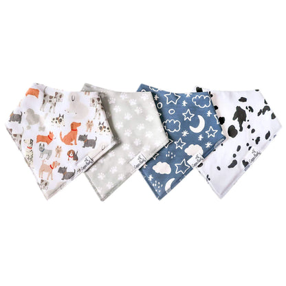 Copper Pearl Baby Bandana Bibs