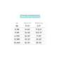 Size chart for Copper Pearl Rib Knit Zip-up Footie - Moss