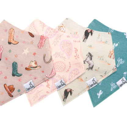 Copper Pearl Baby Bandana Bibs