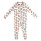 Copper Pearl Zip-up Footie - Blitz
