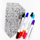 Boon Ties Men's Tie - Design A Tie - Blank Tie and Marker Set | Rad Dad