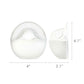 Dimensions of Boon Trove Passive Silicone Pump - Clear