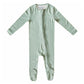 Copper Pearl Zip-up Footie - Briar