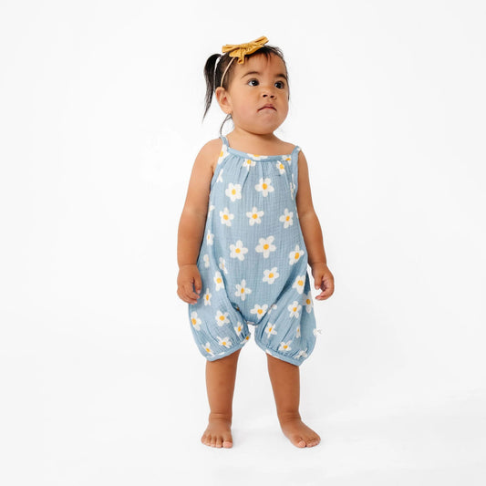 Copper Pearl Bubble Romper - Della