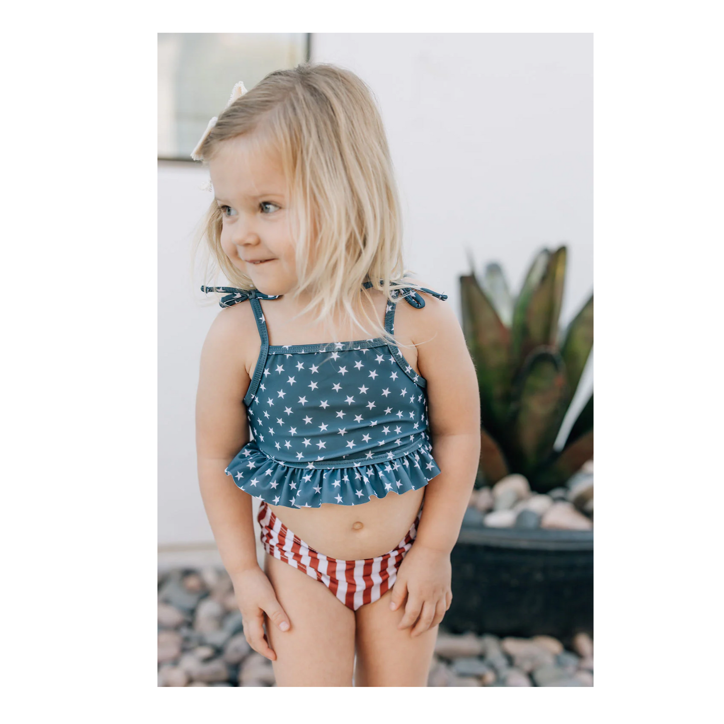 Mebie Baby Bikini Set - Stars and Stripes