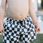 Mebie Baby Swim Shorts - Wavy Checkered