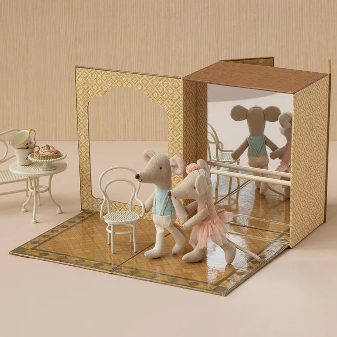 Maileg Ballet Mice in Dance Studio
