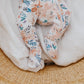 Baby girl wearing Copper Pearl Zip-up Footie - Autumn