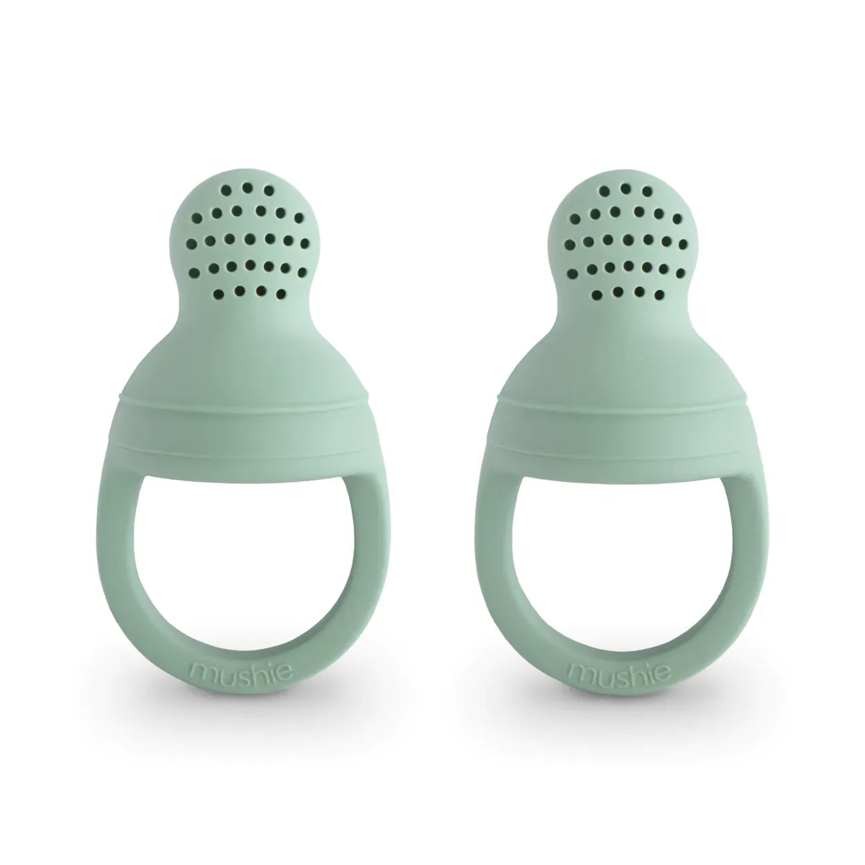 Mushie Silicone Fresh Food Feeder 2-Pack  - Cambridge Blue