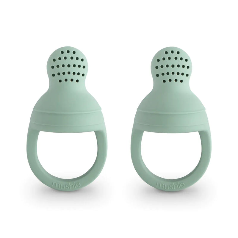 Mushie Silicone Fresh Food Feeder 2-Pack  - Cambridge Blue