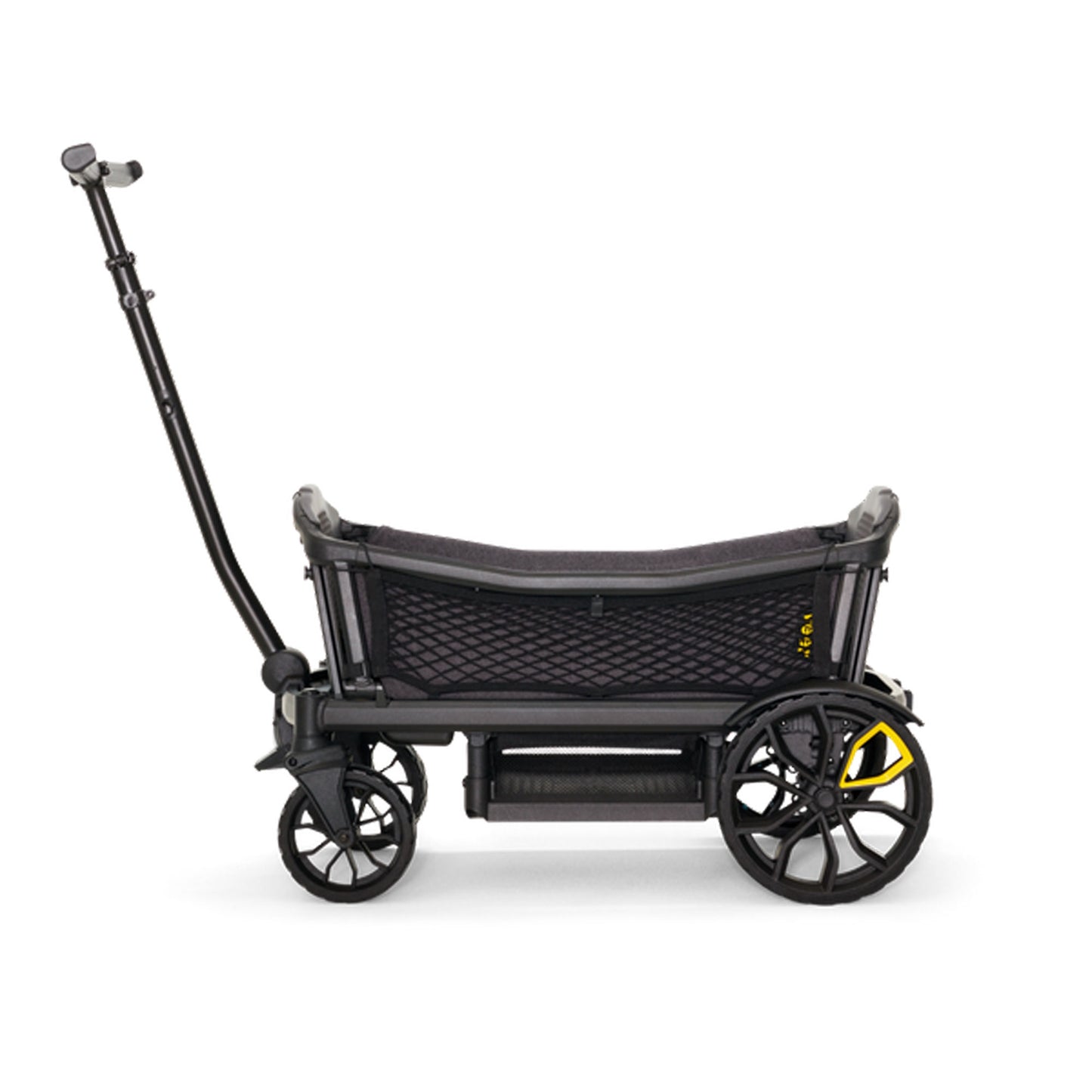 Veer Cruiser City Essentials Bundle - Cruiser City / Retractable Canopy / Leather Grips / Cargo Nets - Gray Granite