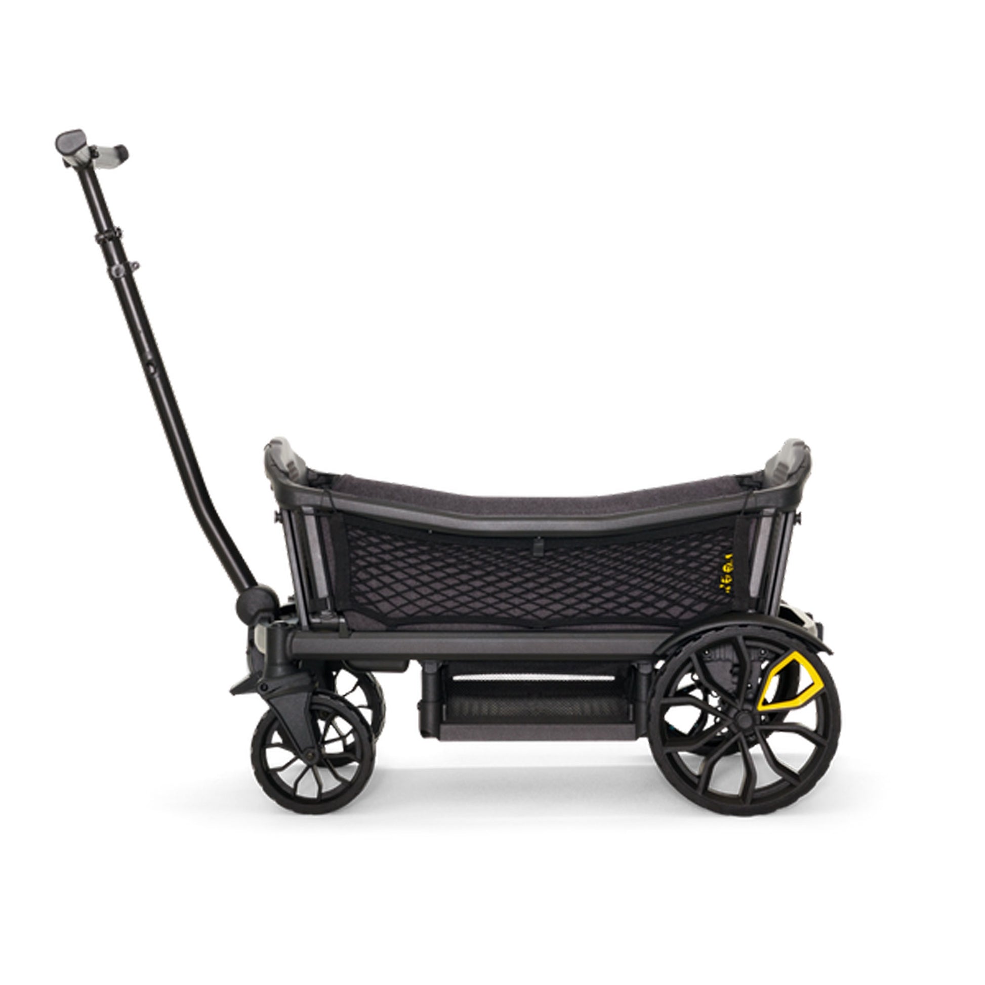 Veer Cruiser City Essentials Bundle - Cruiser City / Retractable Canopy / Leather Grips / Cargo Nets - Gray Granite