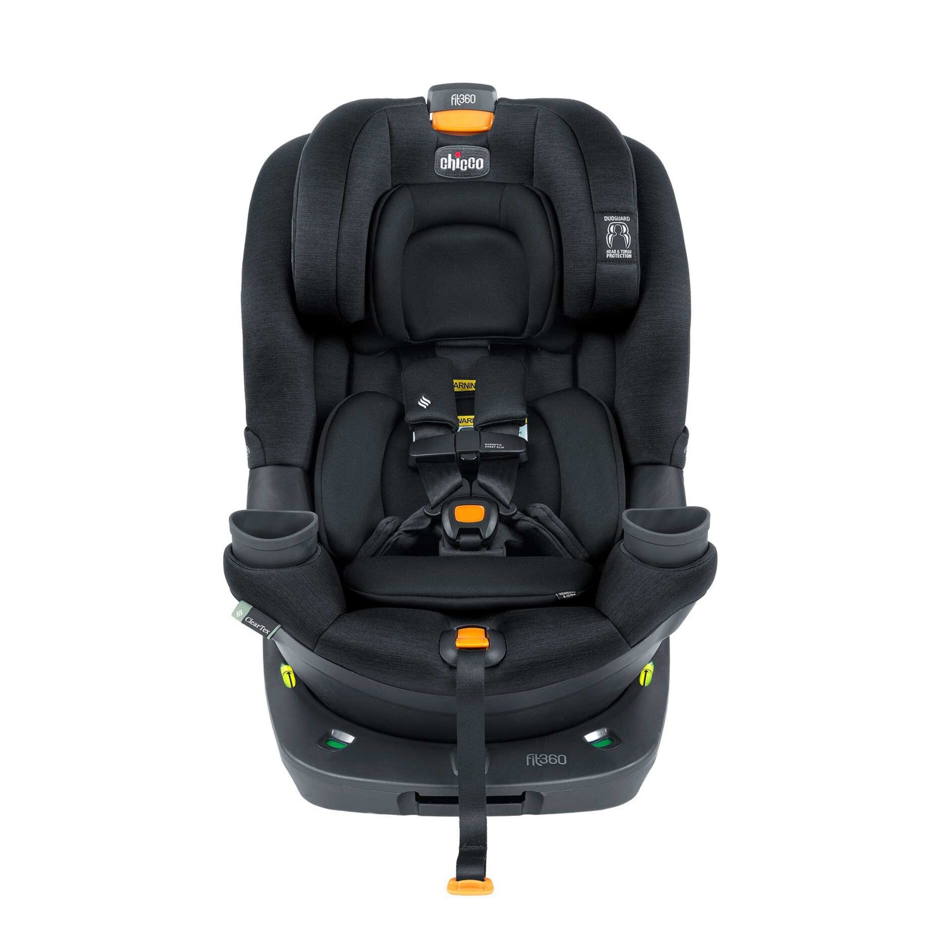 Chicco Fit360 ClearTex Rotating Convertible Car Seat - Black
