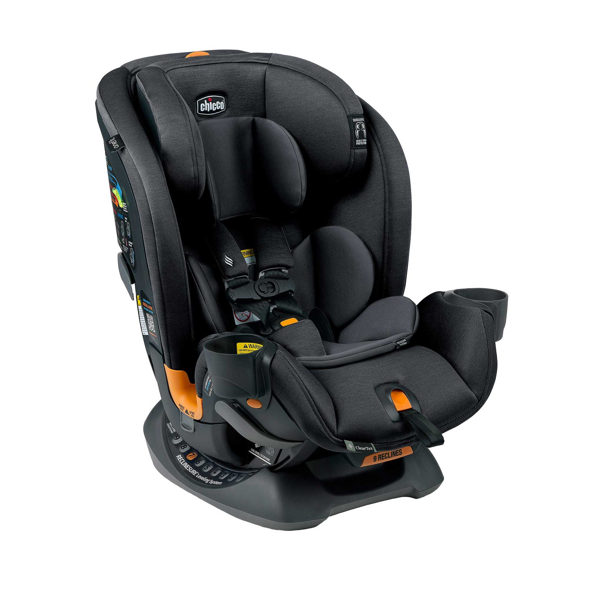 Chicco OneFit ClearTex All-In-One Car Seat - Obsidian