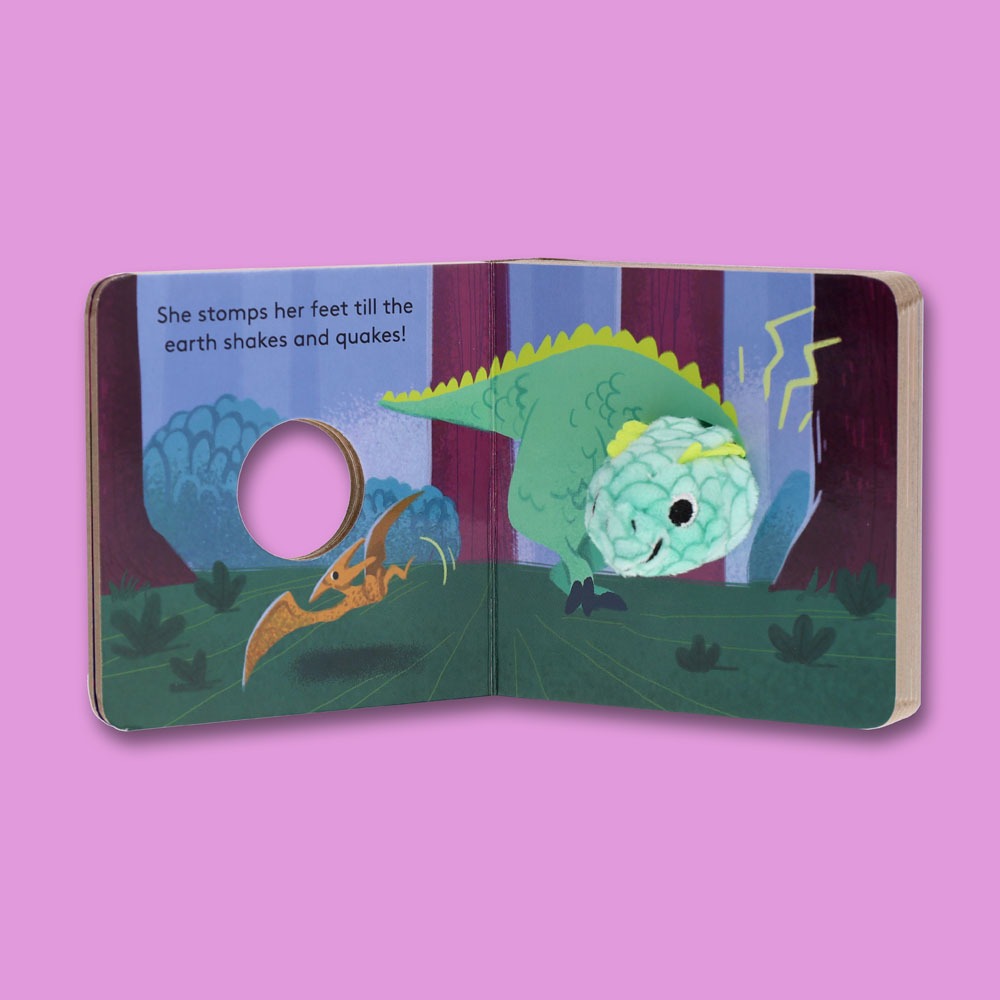 Chronicle Books Finger Puppet Board Book - Baby T. Rex