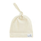 Copper Pearl Rib Knit Top Knot Hat - 0-4M - Moonstone