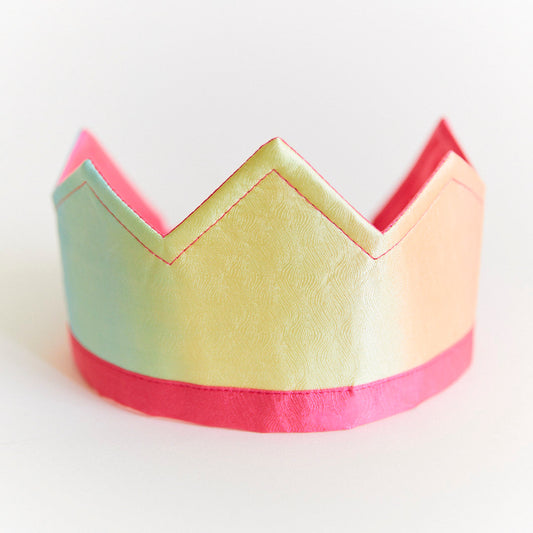 Sarah's Silks 100% Silk Rainbow Crown