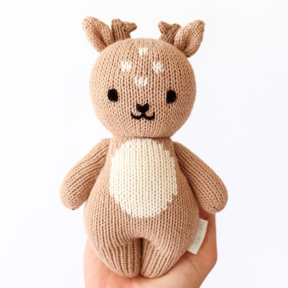 Cuddle and Kind Baby Fawn - Brown with Black Nose