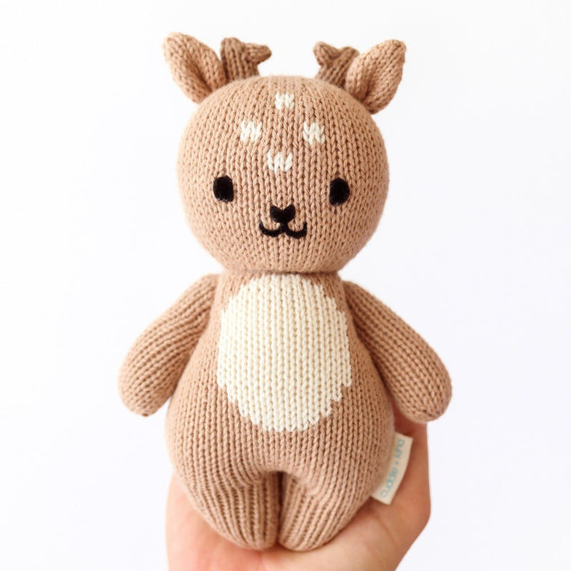Cuddle and Kind Baby Fawn - Brown with Black Nose