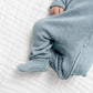 Lou Lou and Company Plush Knit Zipper Footie - Miller