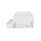 Dadada Storage Trundle - Twin - White under Dadada Fun Bed Twin