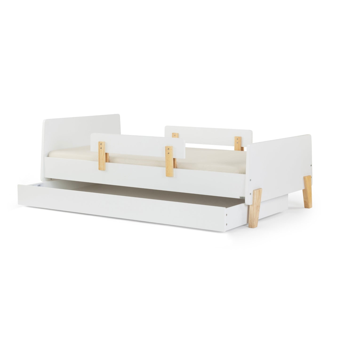 Dadada Storage Trundle - Twin - White under Dadada Fun Bed Twin