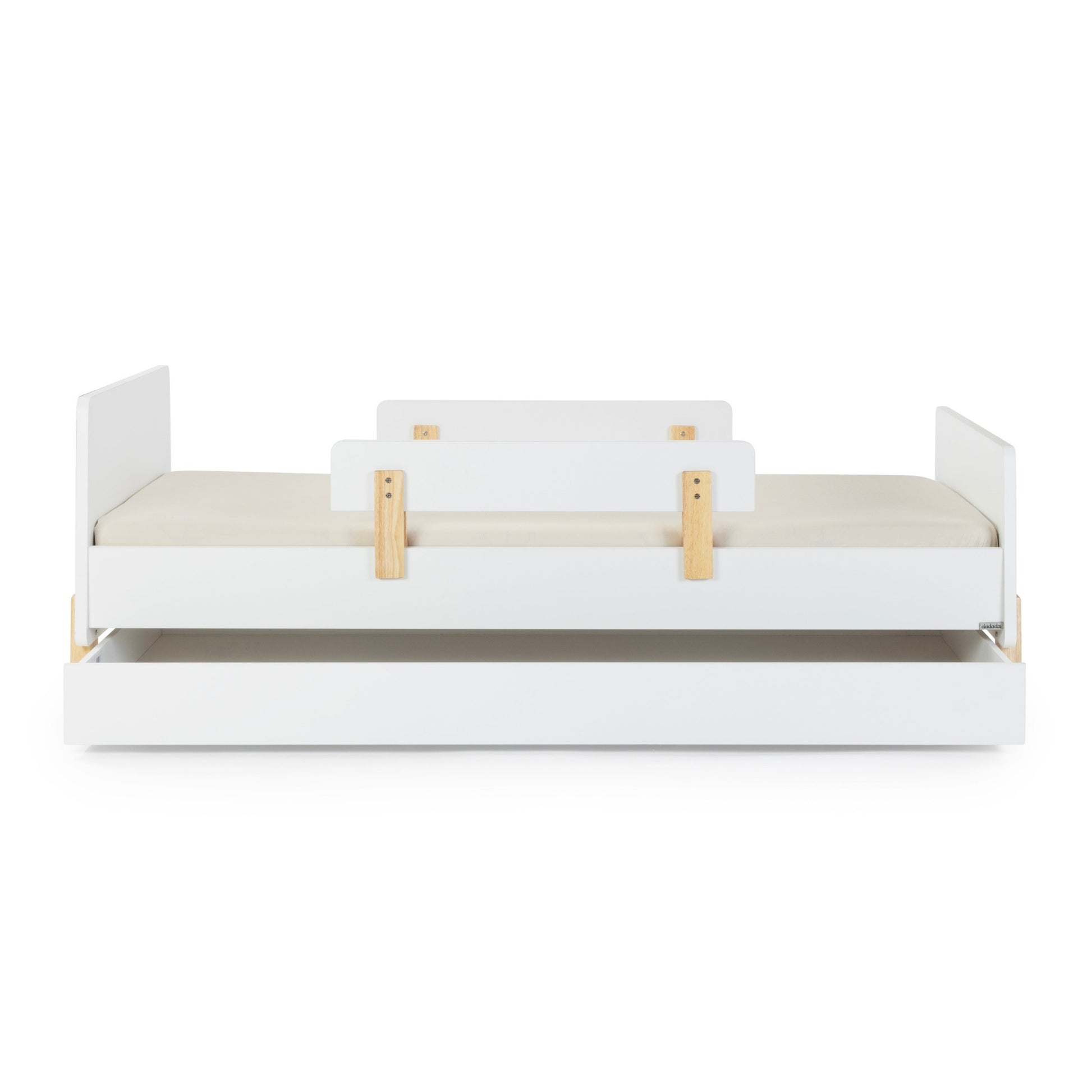 Dadada Storage Trundle - Twin - White under Dadada Fun Bed Twin
