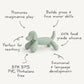 Mushie Dog Figurine Teether - Sage
