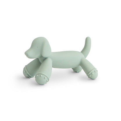 Mushie Dog Figurine Teether - Sage