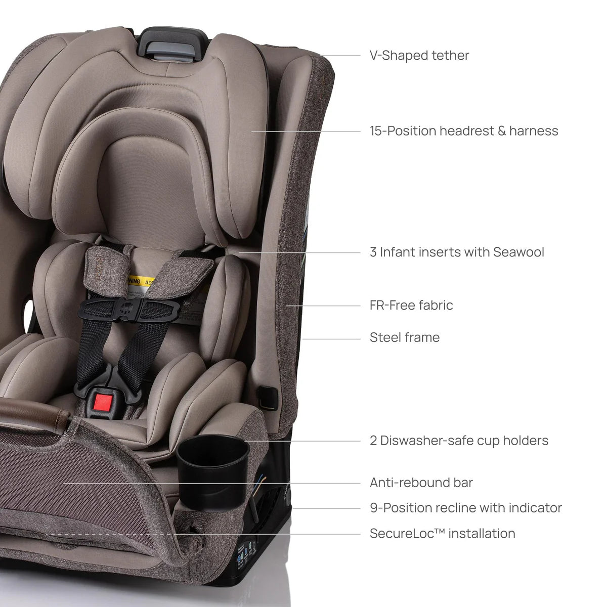 Romer Nexa All-in-One Car Seat - Truffle