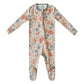 Copper Pearl Zip-up Footie - Eden