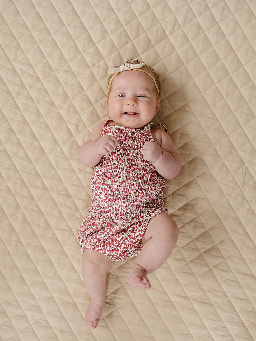 Mebie Baby Ruched Tulip Bloomer Set