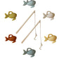 Marlowe & Co Silicone and Wood Fishing Play Set