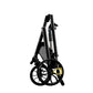 Veer Switch&Roll Leather Kit Luxe Bundle - &Roll Stroller Frame / Switchback Seat Luxe / Genuine Napa Leather Grips for Handle and Armbar - Saddle - Gray Granite