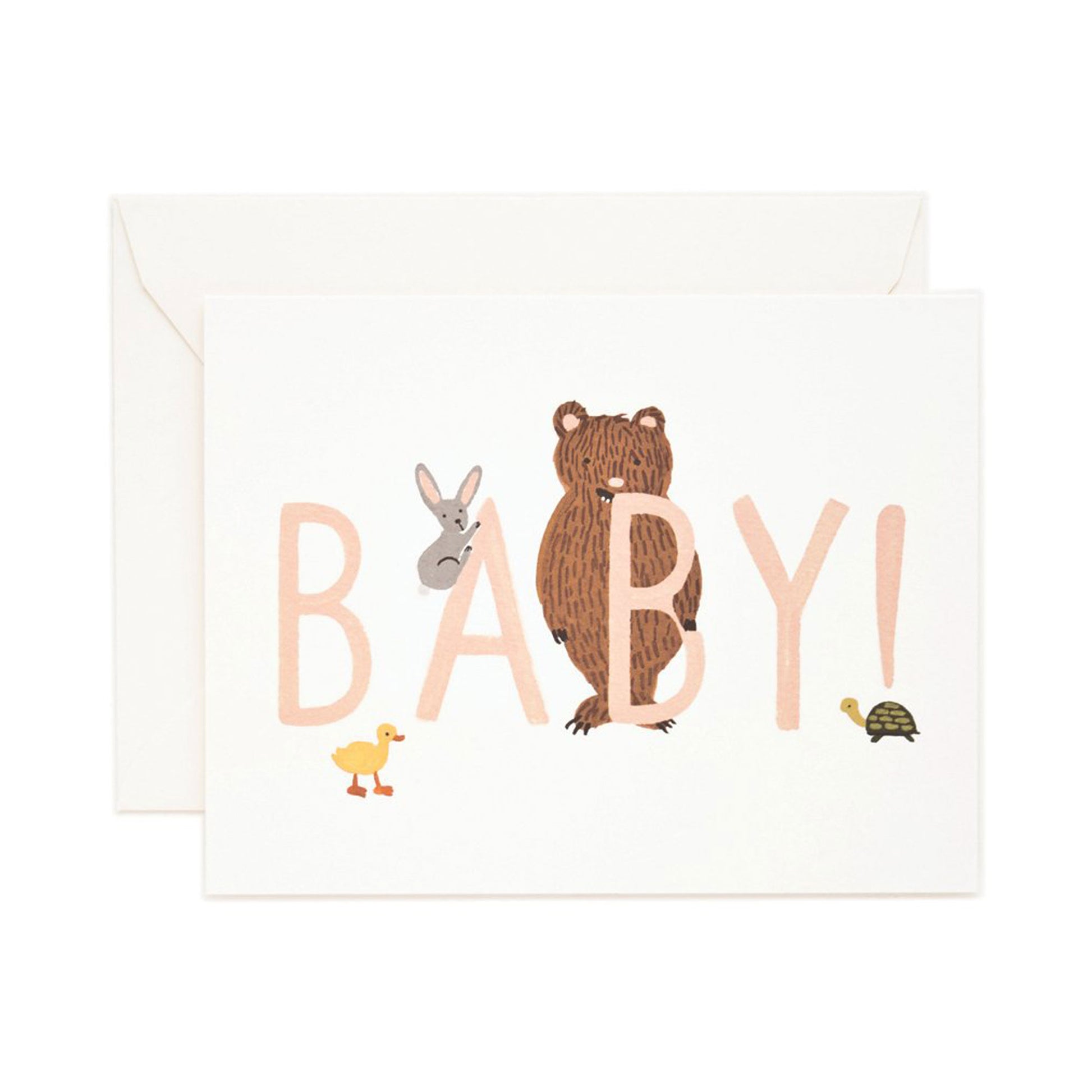 Rifle Paper Co Peach Baby Card