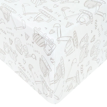 Copper Pearl Premium Crib Sheet
