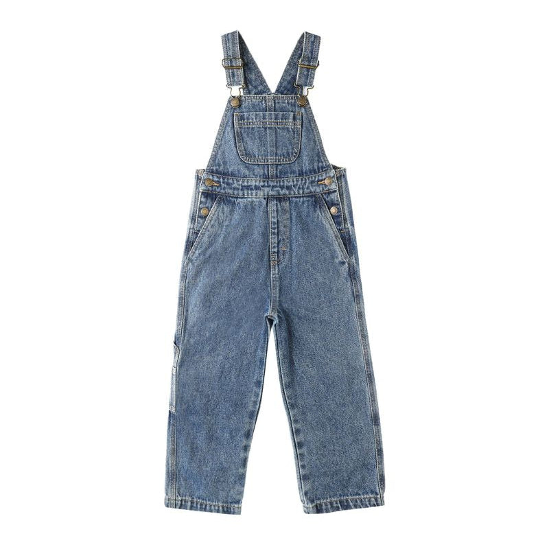 Rylee and Cru Utility Overall - Indigo Denim